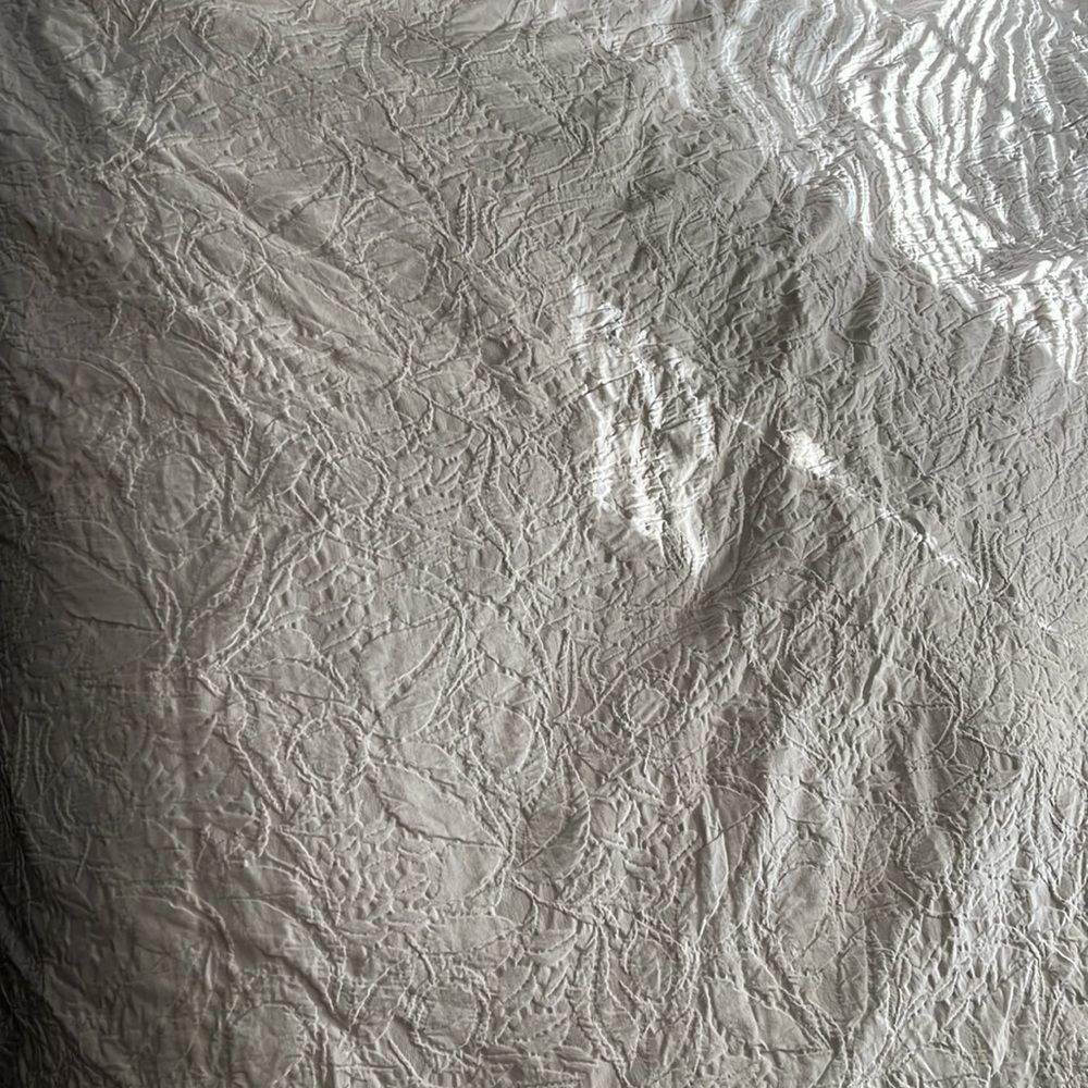 Pottery Barn white percale duvet cover King size - Picture 8 of 12